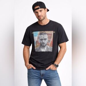 Justin Timberlake Man of the Woods Tour T-Shirt XXL Black Graphic Concert Tee